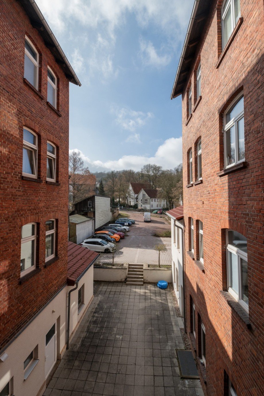 Blick in den Innenhof Wohn- / Gesch�ftshaus Eisenach