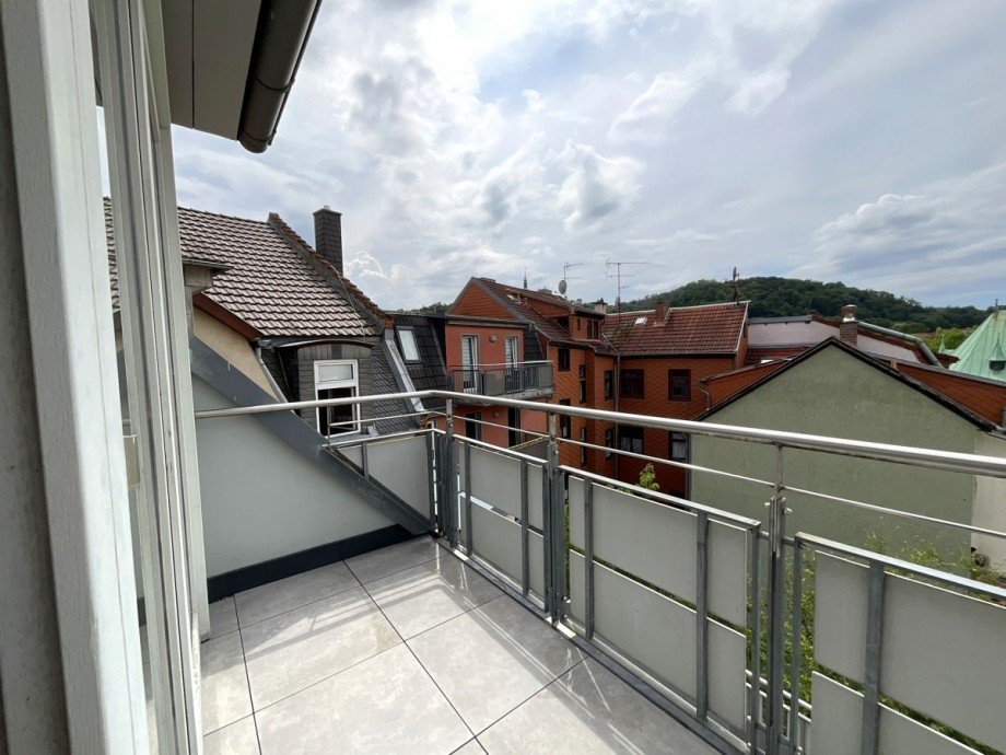 S�d-West Balkon Maisonettewohnung Eisenach