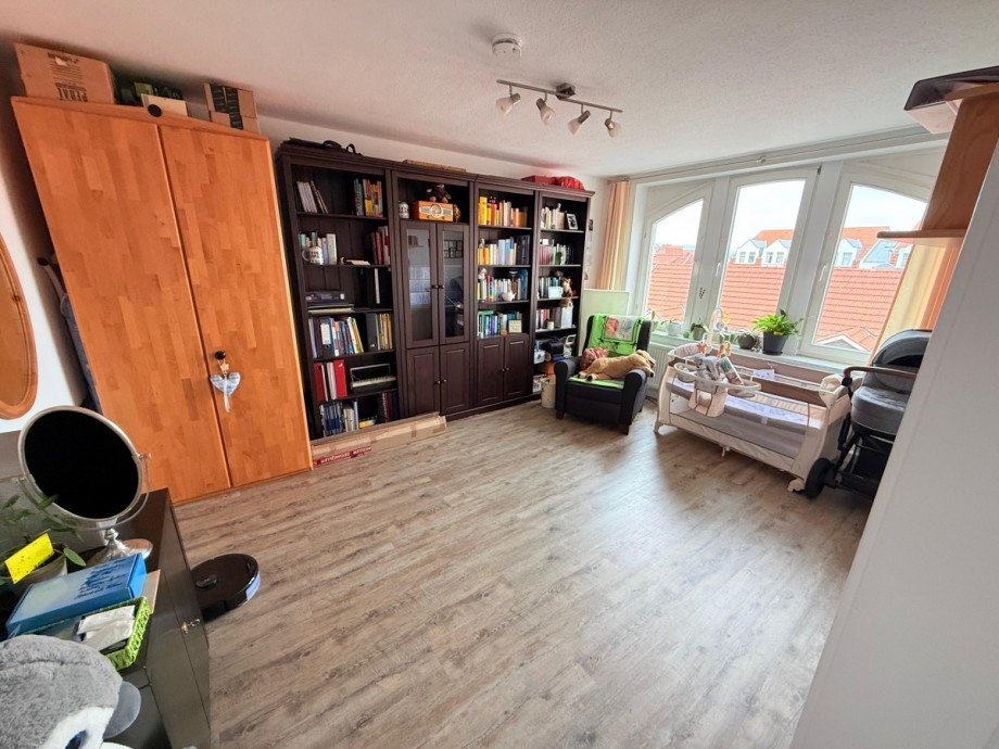 Schlafzimmer Dachgeschosswohnung Eisenach