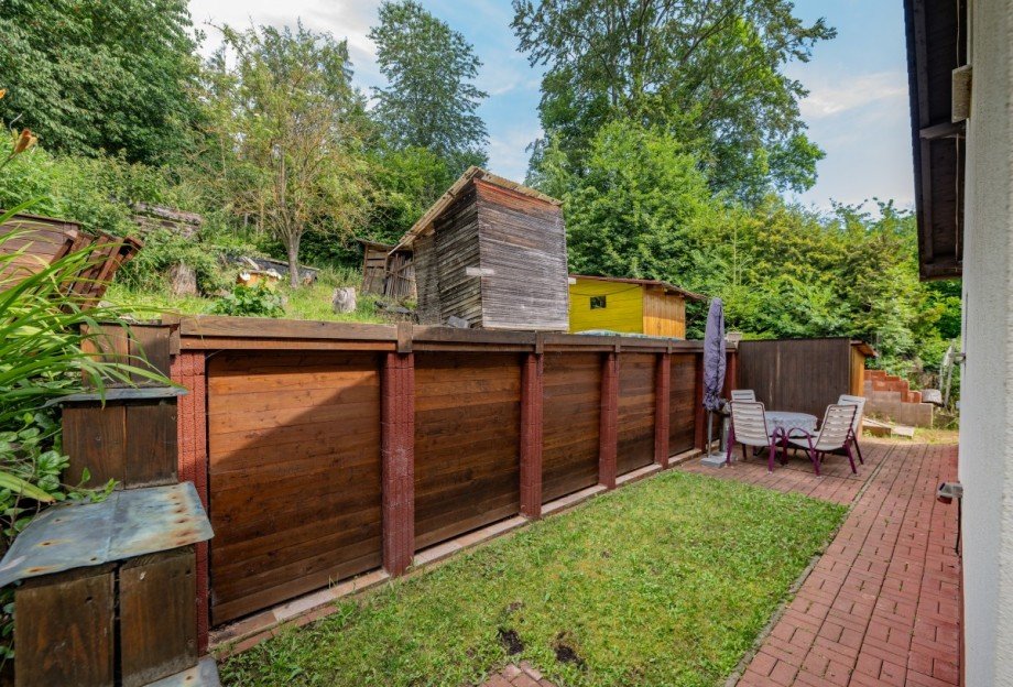 Hausr�ckseite Einfamilienhaus Wutha-Farnroda