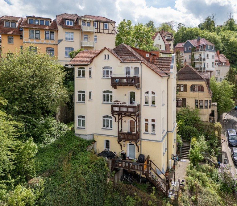 Hausansicht I Eisenach , Th�r Dachgeschosswohnung Kapitalanlage! Vermietete Eigentumswohnung im S�dviertel