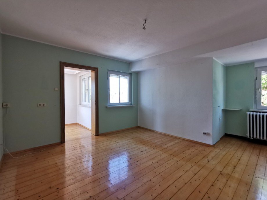Wohnzimmer Dachgeschosswohnung Eisenach