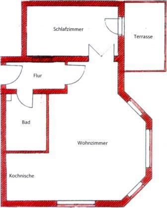 Grundriss Etagenwohnung Eisenach