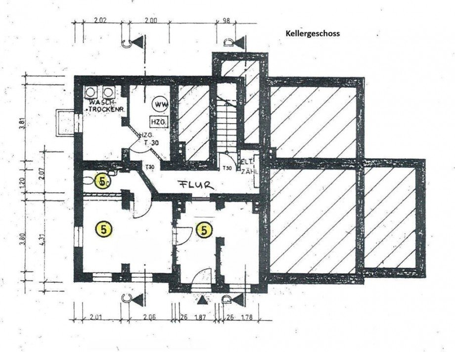 Kellergeschoss Mehrfamilienhaus Eisenach
