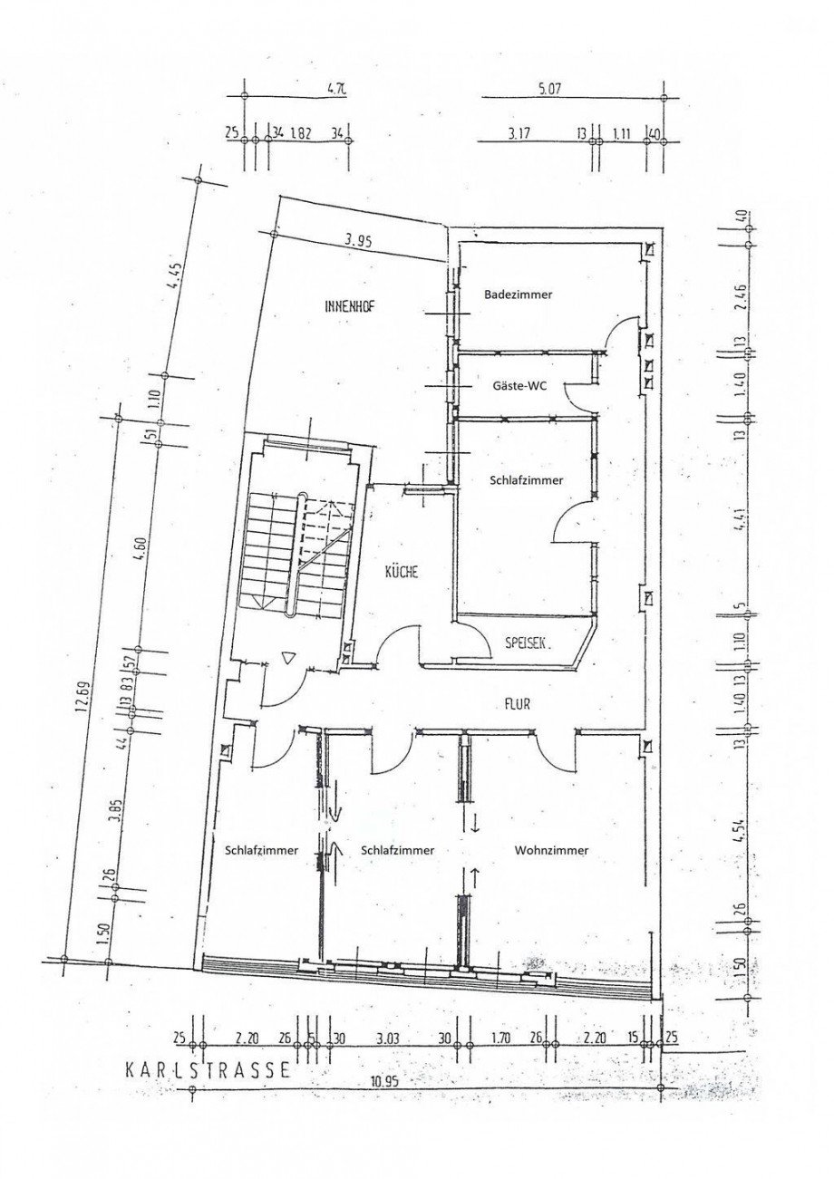 2. Obergeschoss Etagenwohnung Eisenach