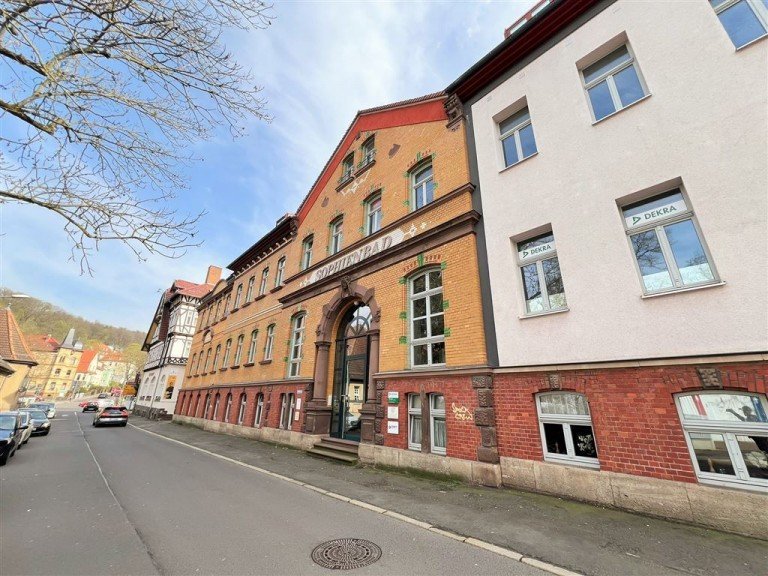 Hausansicht Eisenach , Th�r Gastronomie Gastronomieeinheit mit Kegelbahn im historischen Sophienbad von Eisenach - voll ausgestattet und vielseitig nutzbar