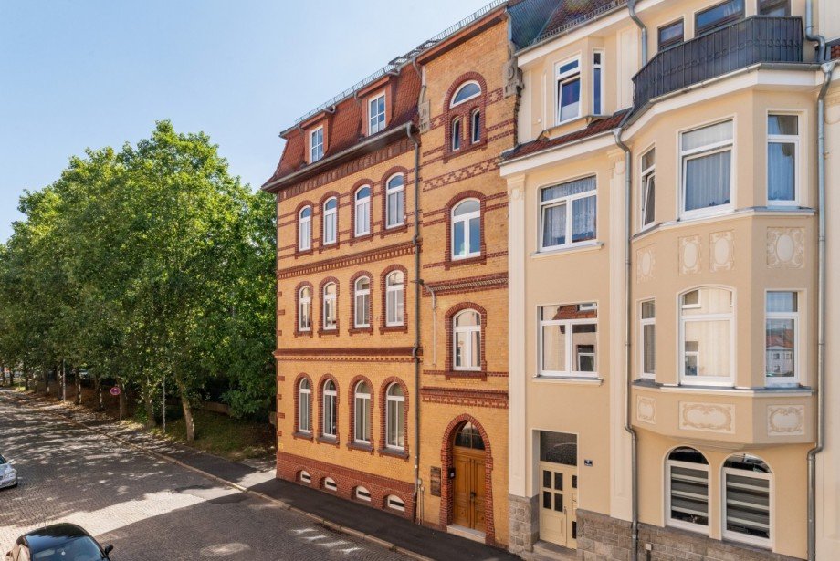 Nord-West-Ansicht Mehrfamilienhaus Eisenach