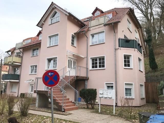 Stra�enansicht Eisenach Etagenwohnung attraktive 2-Raum-Wohnung mit Terrasse & Einbauk�che in Eisenach-S�dstadt