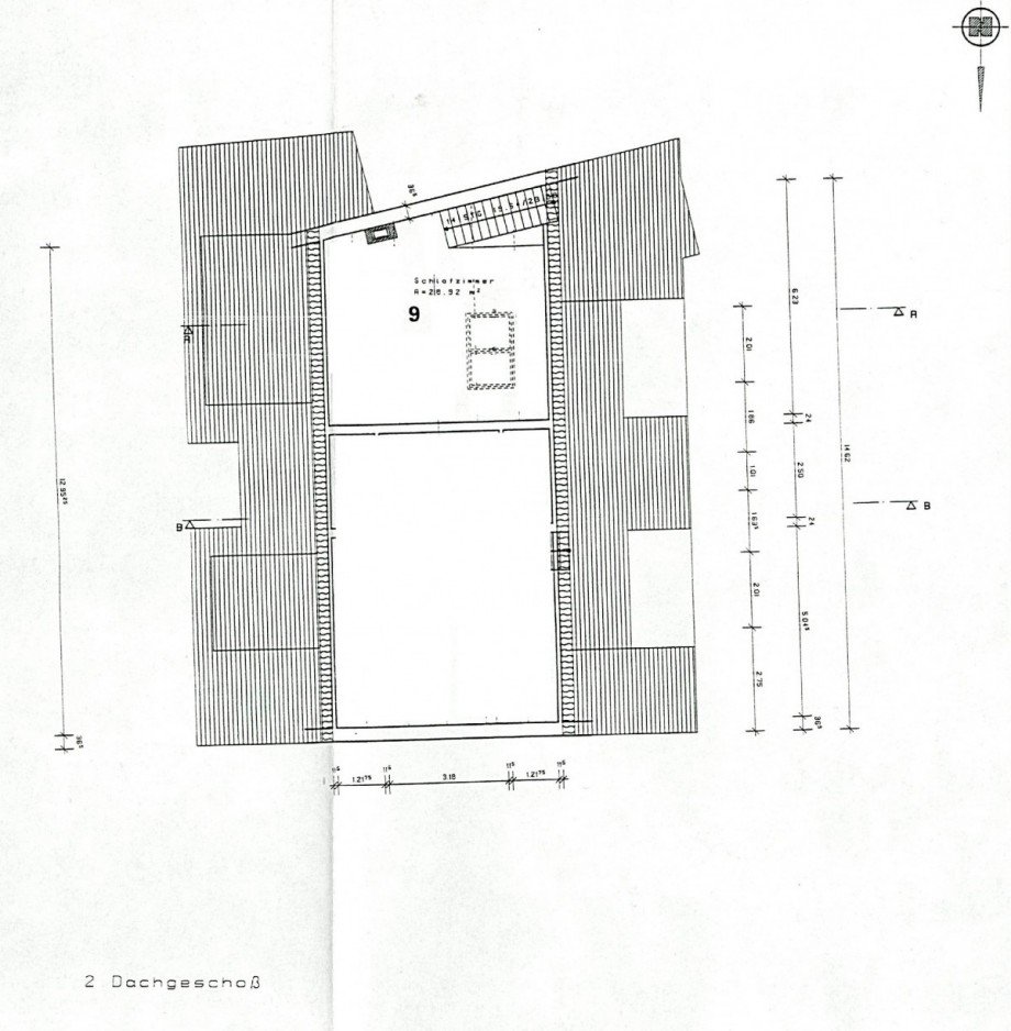 2. Dachgeschoss, WE9 Maisonettewohnung Eisenach