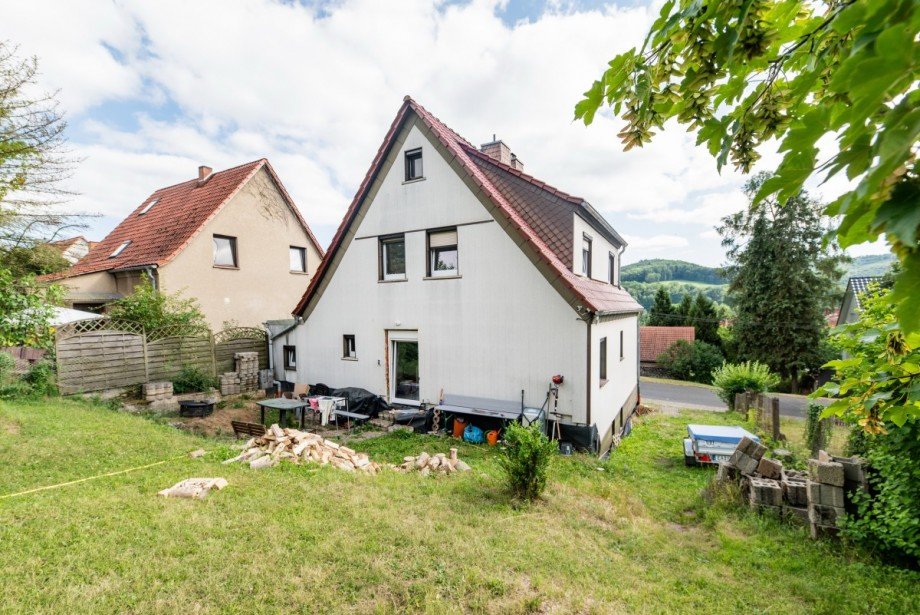Hausr�ckseite Einfamilienhaus Eisenach