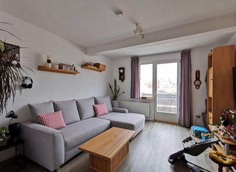 Wohnzimmer Dachgeschosswohnung Eisenach