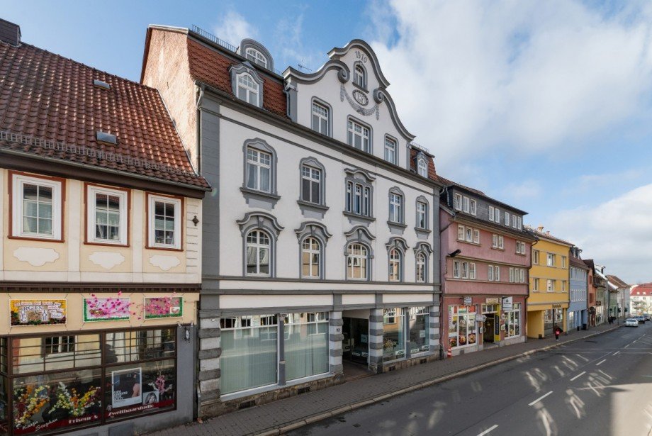 Stra�enansicht Wohn- / Gesch�ftshaus Eisenach