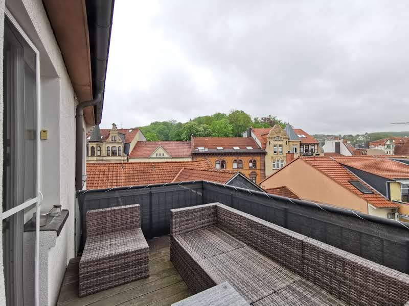 Balkon Dachgeschosswohnung Eisenach
